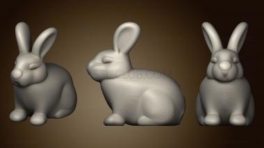 3D model rabbit cotton dispenser (STL)