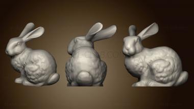 3D мадэль Стэнфордский Кролик С Пасхальным Яйцом (STL)