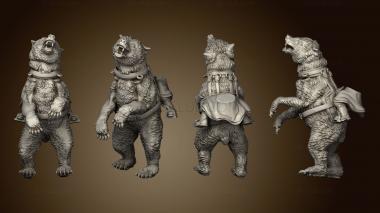 3D model Bear rearing (STL)