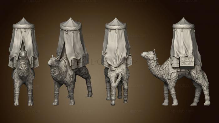 3D модель Верблюжий Орнаментальный Лит Без Основы (STL)