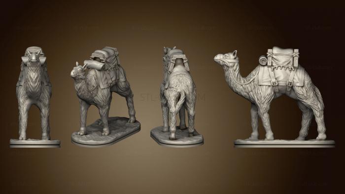 3D мадэль Оседланный Верблюд На Основе ходьбы (STL)