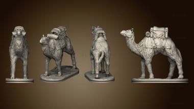 3D model Camel Saddled Walking Based (STL)