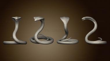 3D model Cemetery Statue Sleeping Angel and King Cobra (STL)