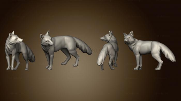 3D model Critters Red Foxes 01 (STL)