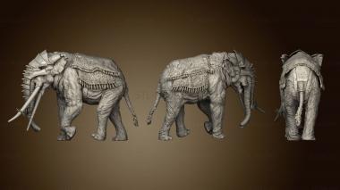 3D model Giant War Elephant 2 Base (STL)