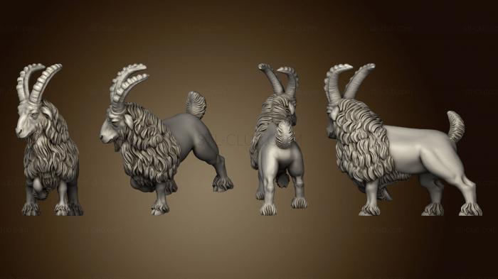 3D model Goat pose 2 (STL)