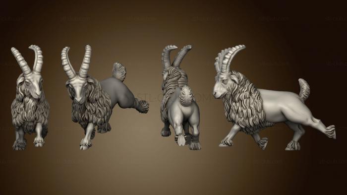 3D model Goat pose 3 (STL)