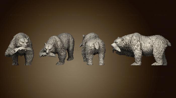 3D модель Рыба-Медведь Гризли 2 (STL)