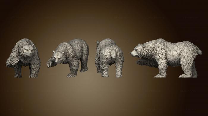 3D модель Рыба-Медведь Гризли 3 (STL)