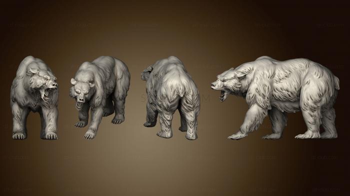 3D model Grizzly roar (STL)