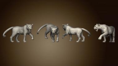 3D мадэль Высокородные Эльфы Лев - Защитник Природы (STL)