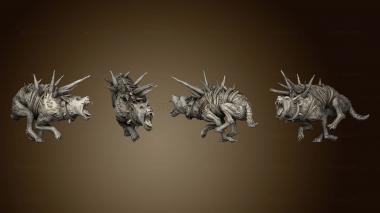 3D model Hunting Hounds pose 1 3 (STL)