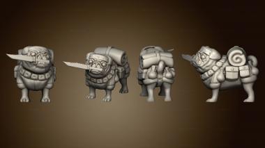 3D model jungle fighter pug (STL)