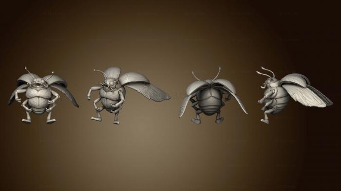 3D model Lady Bug Bruiser pose 01 (STL)