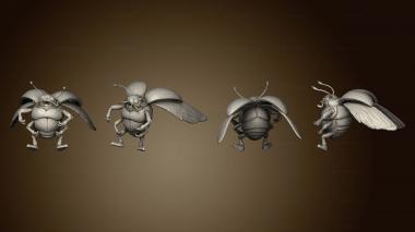 3D model Lady Bug Bruiser pose 01 (STL)