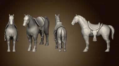 3D model Last of us Horse Saddled (STL)