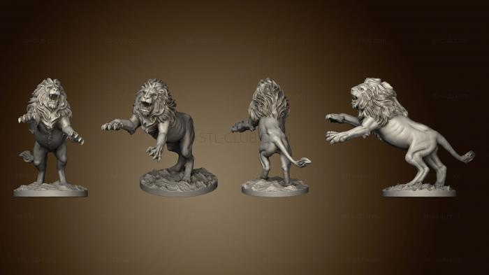 3D model Lion Finished (STL)