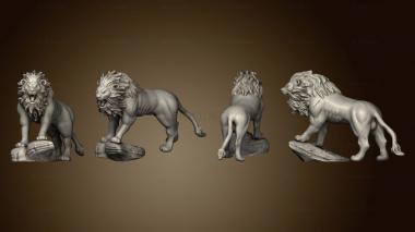 3D model Lion Tower Miniatures Sept (STL)