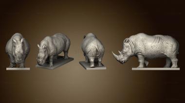 3D модель Носорог Закончен (STL)