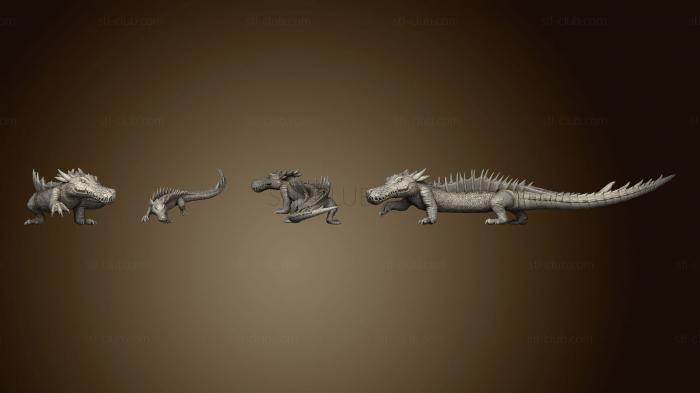 Статуэтки животных Речной Крокодил Большой
