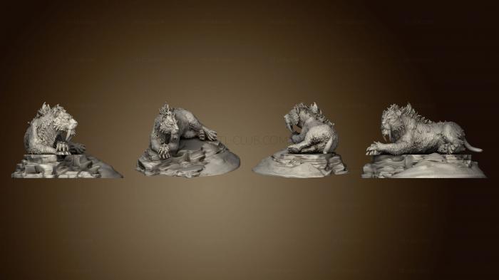 3D мадэль Саблезубый Тигр 02 (STL)