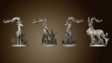 3D model Stag Base Grass 001 (STL)