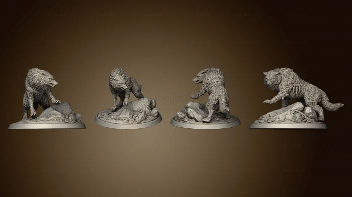 3D model Ulfhednar Wolf (STL)