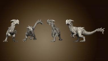 3D model velociraptor 1 (STL)