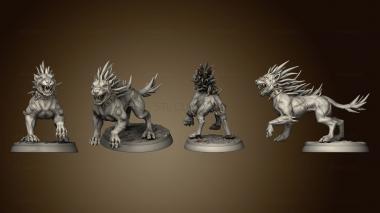 3D model White Werewolf Tavern Evil dog 1 (STL)