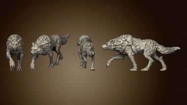 3D model Wolf Tamed v1 (STL)