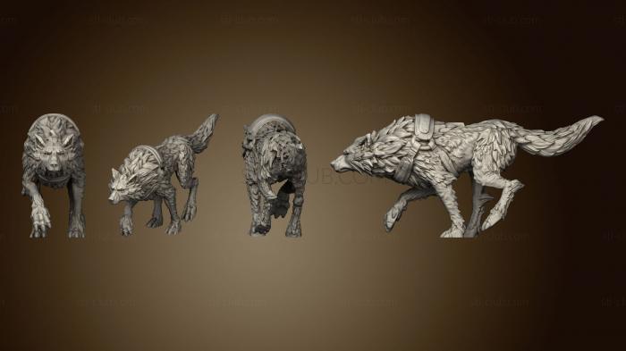 Статуэтки животных Прирученный Волк v2