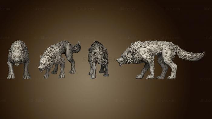 Статуэтки животных Волк 06