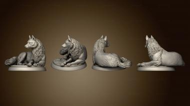 3D model Wolves 02 (STL)