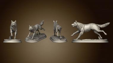 3D model Wolves 04 (STL)