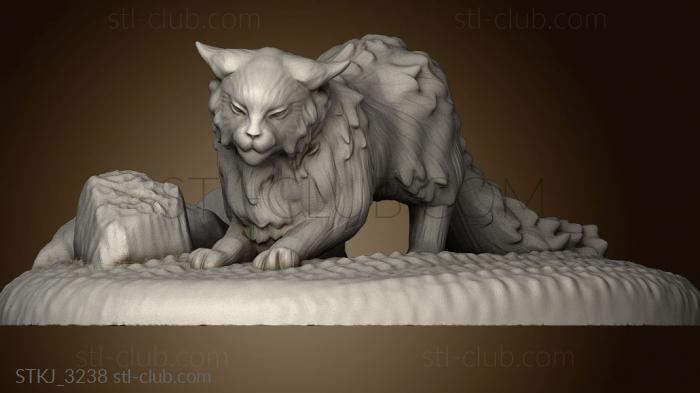 3D model Cat (STL)