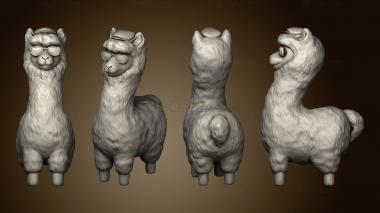 3D model alpacas (STL)