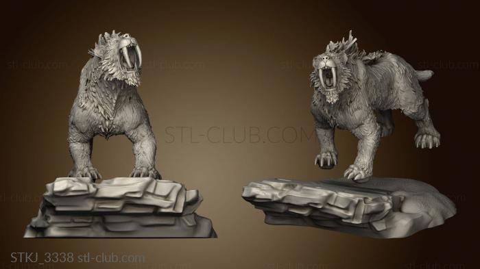 3D model Ancient Tiger Roar (STL)