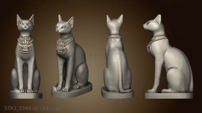 Ancient Tomb Props cat Statue