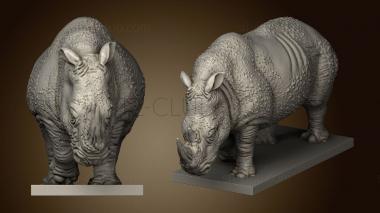 3D model Animals Rhino (STL)