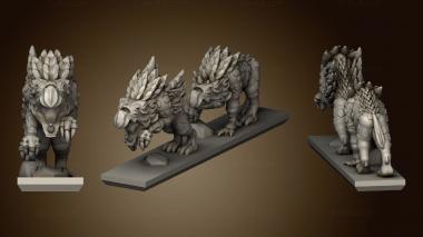 3D model Daemon Chaos Hound sstrip (STL)