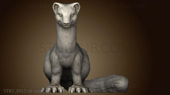 3D model Art Weasel (STL)