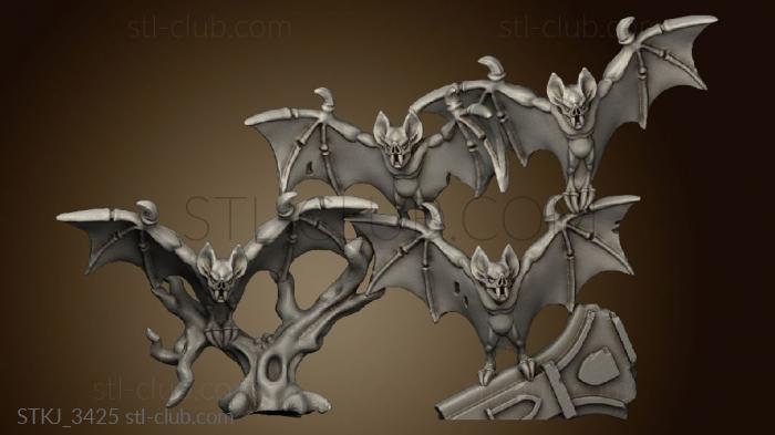 3D model bats (STL)