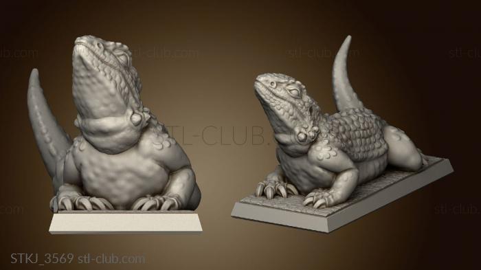 3D model lizard sb (STL)