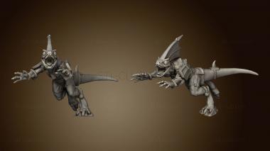 3D model Brute Fun Lizardmen Lizen Skinks Craftables (STL)