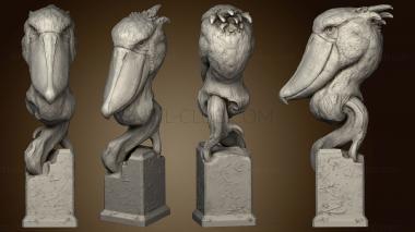 3D model African animals shoebill (STL)