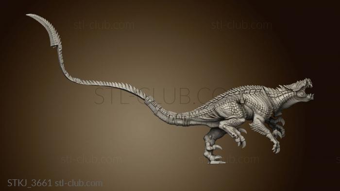 carnosaur troglodon Red