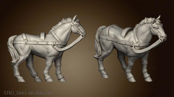 3D model CART HORSE PEG (STL)