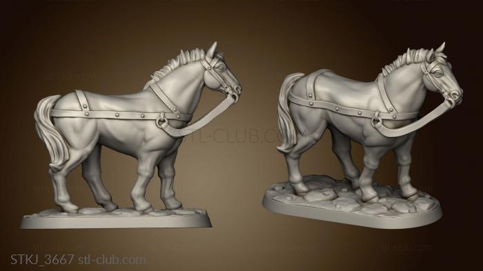 3D model CART HORSE ROCK (STL)