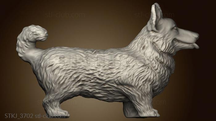 3D model corgi dog (STL)