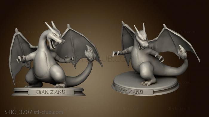 3D model charizard Kerberos Fi ae fcd adda remixed (STL)